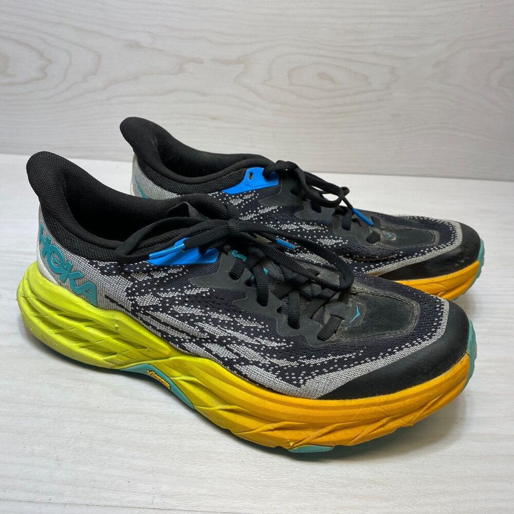 Hoka One One Speedgoat 5 Trainers Women's Sz 8.5B Multicolor Trail Running Shoes